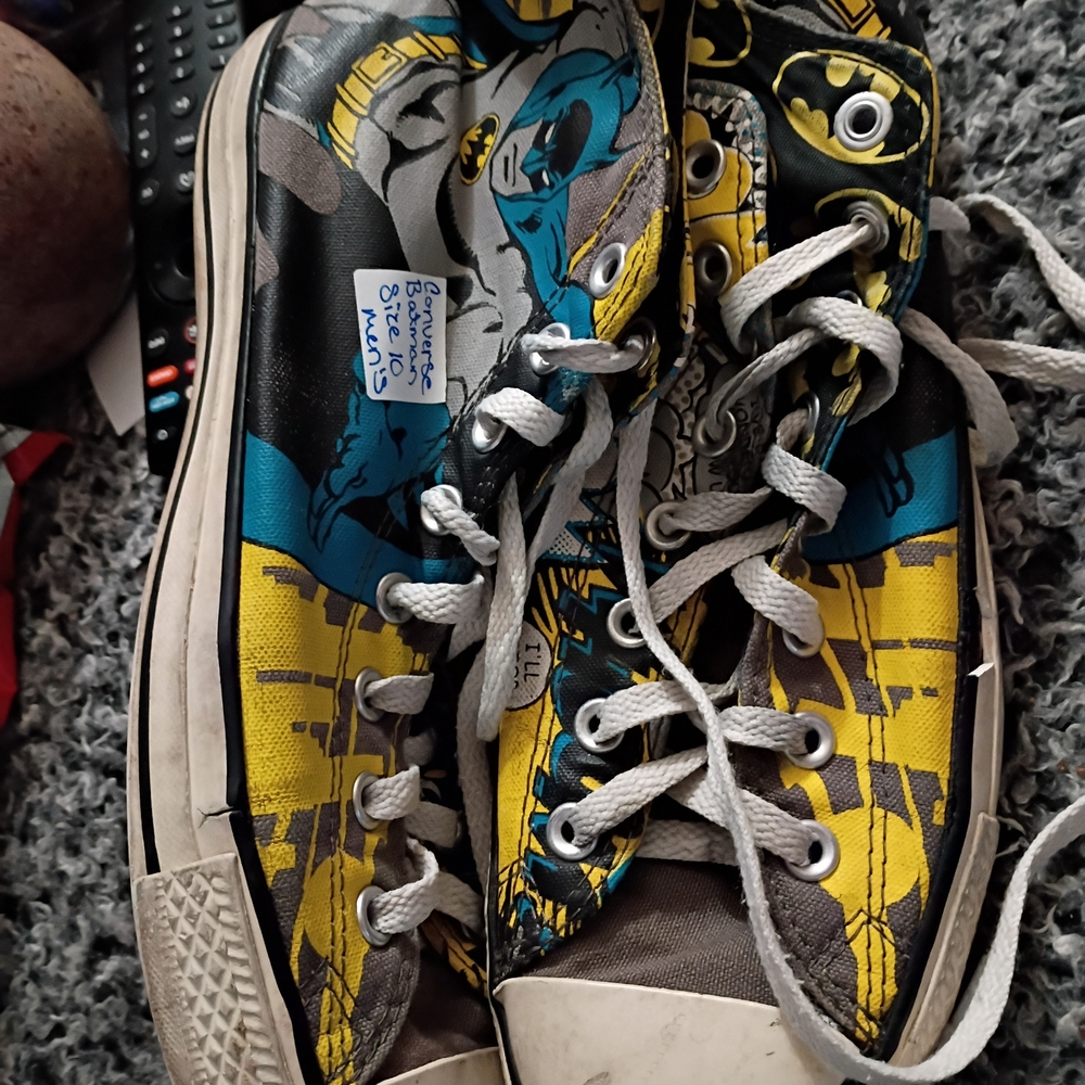 Converse Kids High-Top Sneakers with Comic Design